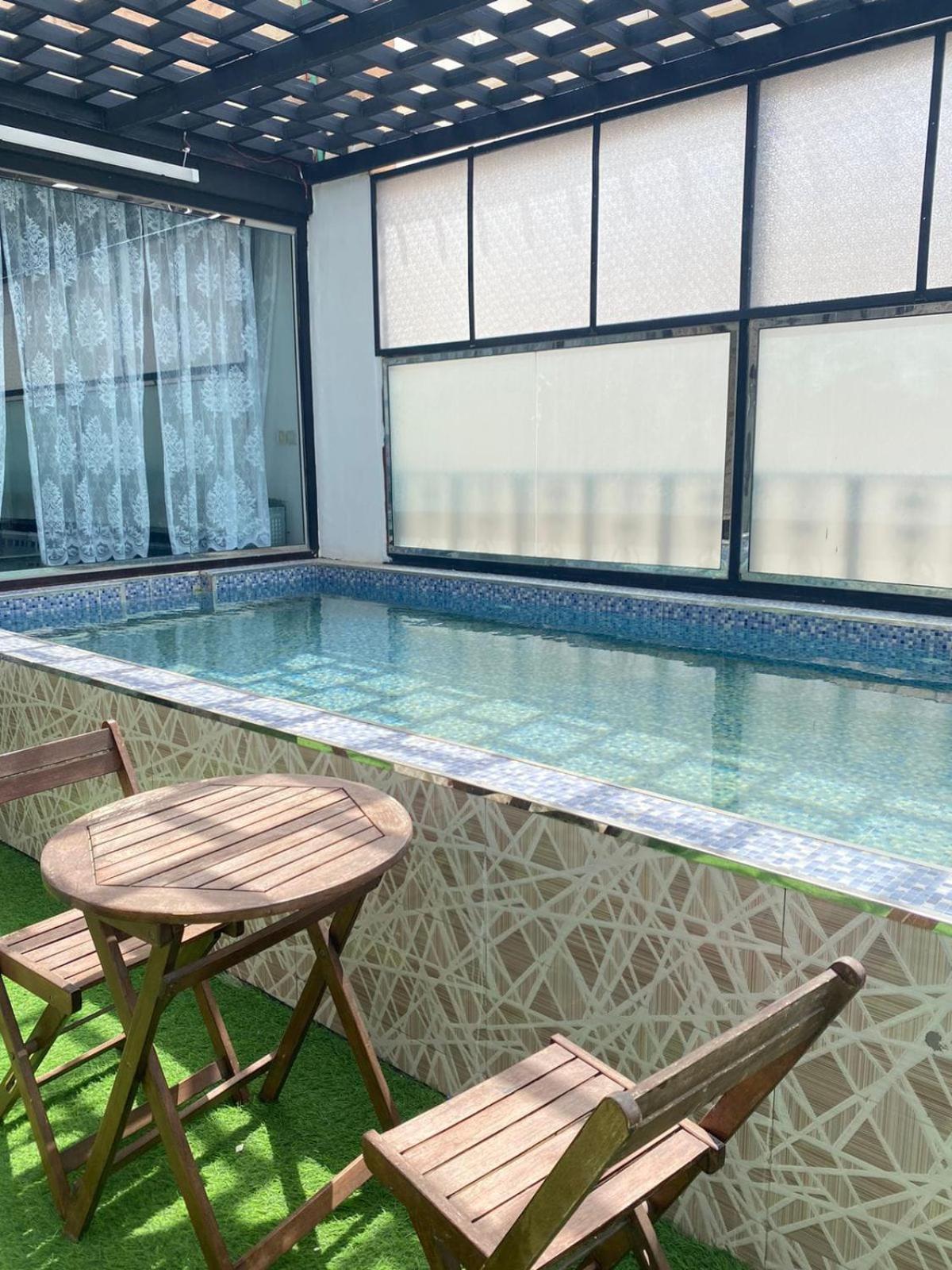 Al Hussam Hotel Apartments Rusayl Exterior foto